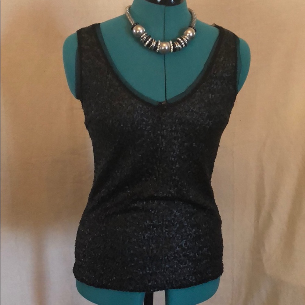 Sequined tank by Jessica Simpson
